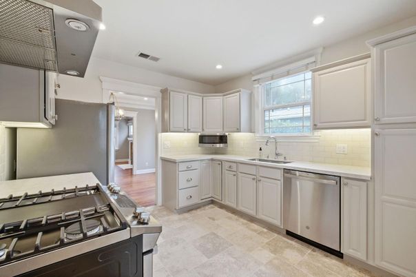 Interior, Kitchen, Recessed Lighting, Stainless Steel Appliances