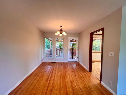 Chandelier, Empty room, Interior, Wood Texture Flooring