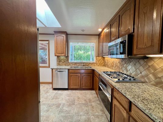 Interior, Kitchen, Recessed Lighting, Stainless Steel Appliances
