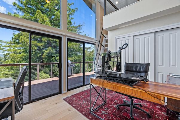Home Office, Interior, Wood Texture Flooring