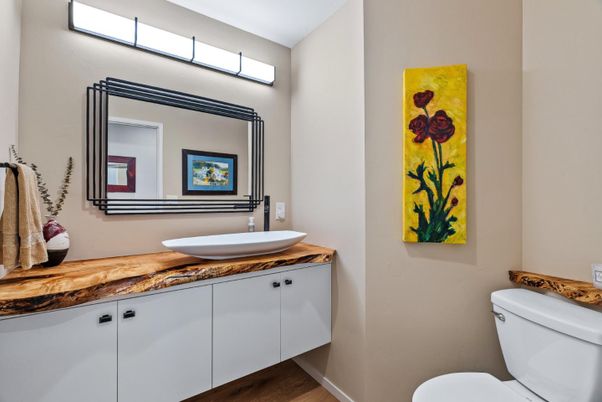 Bathroom, Interior, Wood Texture Flooring
