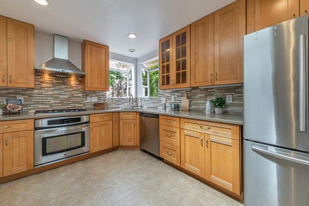 Interior, Kitchen, Recessed Lighting, Stainless Steel Appliances