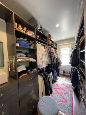 Interior, Recessed Lighting, Walk-in Closets, Wood Texture Flooring