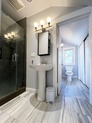 Bathroom, Glass Shower, Interior