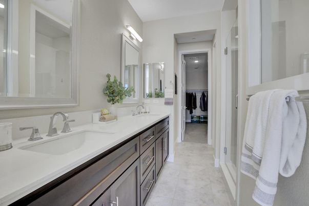 Bathroom, Dual Sink Vanities, Interior, Marble