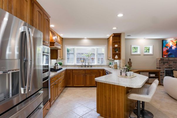 Interior, Kitchen, Recessed Lighting, Stainless Steel Appliances