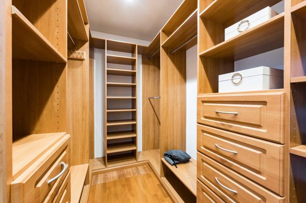 Interior, Recessed Lighting, Walk-in Closets, Wood Texture Flooring