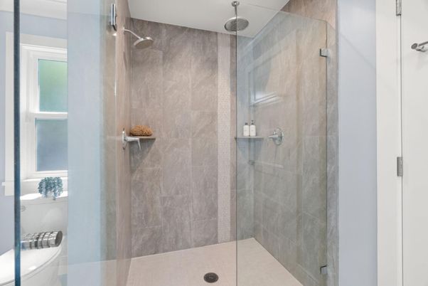 Bathroom, Glass Shower, Interior