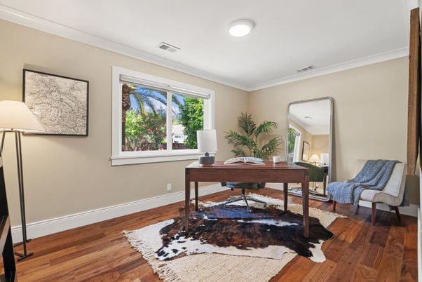 Home Office, Interior, Wood Texture Flooring