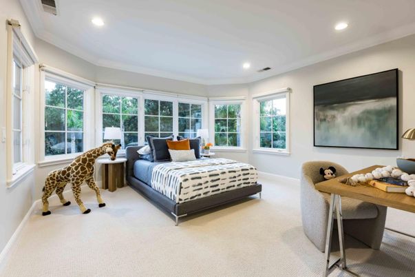 Bedroom, Interior, Recessed Lighting
