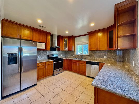 Interior, Kitchen, Recessed Lighting, Stainless Steel Appliances