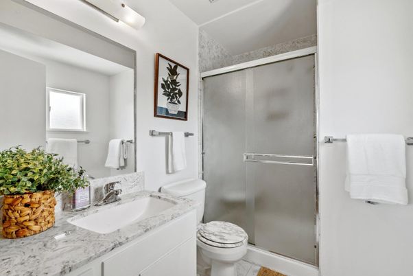 Bathroom, Glass Shower, Interior