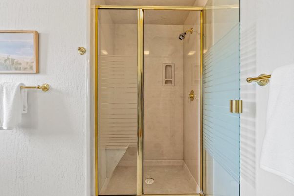 Bathroom, Glass Shower, Interior