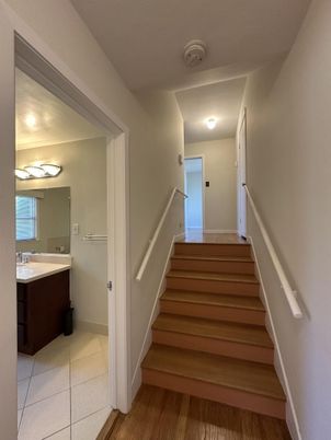 Bathroom, Interior, Wood Texture Flooring