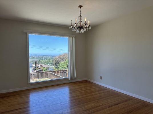 Chandelier, Empty room, Interior, Wood Texture Flooring