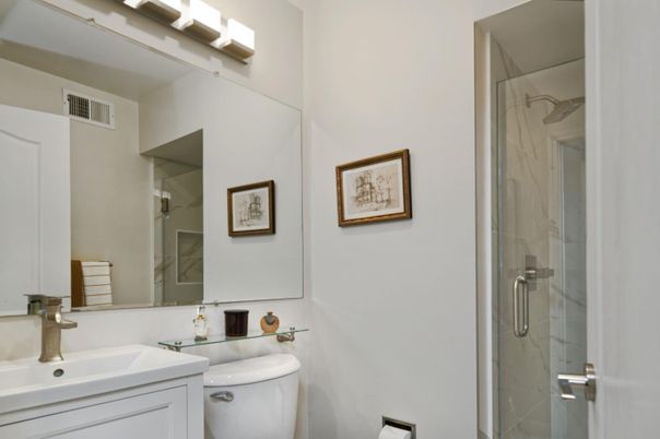 Bathroom, Glass Shower, Interior