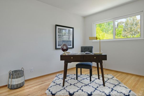Home Office, Interior, Wood Texture Flooring