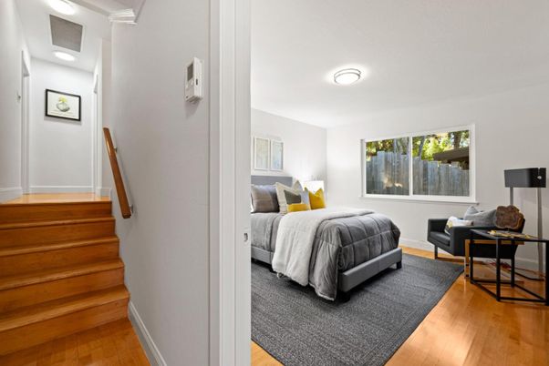 Bedroom, Interior, Wood Texture Flooring