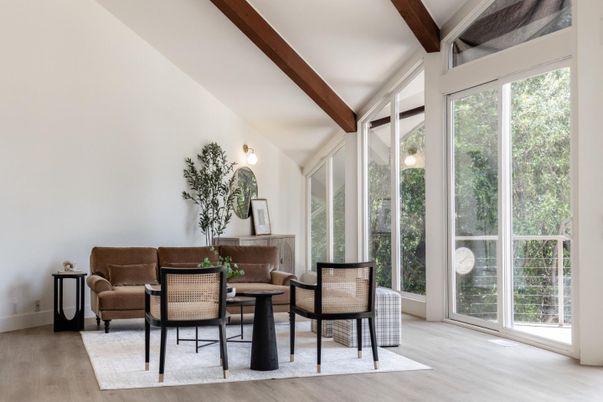 Interior, Wooden Beams, Wood Texture Flooring