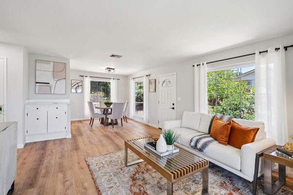 Dining room, Interior, Living room, Wood Texture Flooring