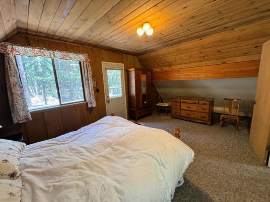 Bedroom, Interior, Wooden Ceilings, Wooden Walls