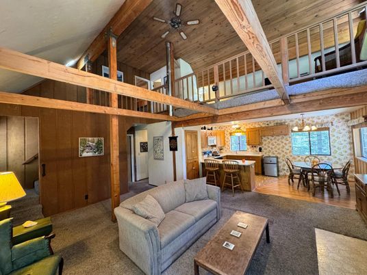 Chandelier, Dining room, Interior, Kitchen, Living room, Pendant Lights, Wooden Beams, Wooden Ceilings, Wood Texture Flooring, Wooden Walls