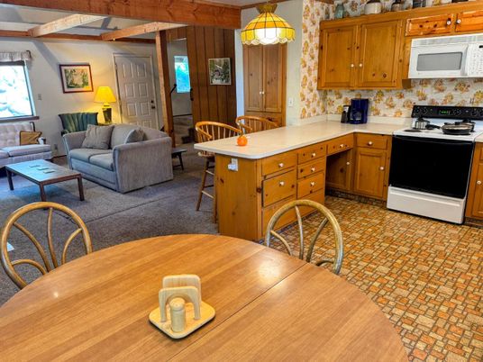 Dining room, Interior, Kitchen, Living room, Wooden Beams