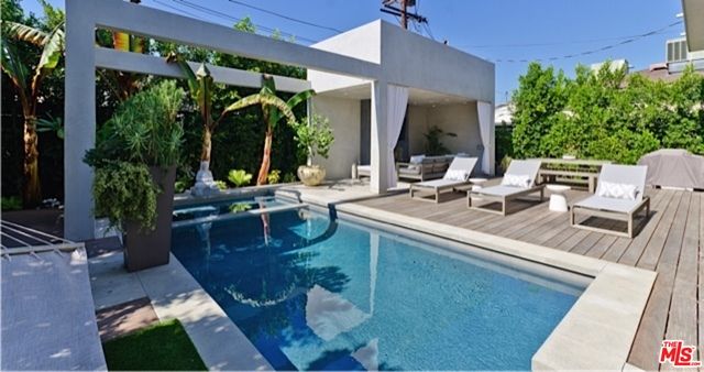 Exterior, Pool, Wood Texture Flooring