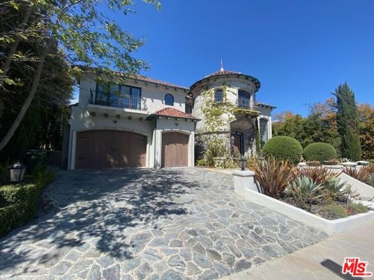 Attached, Backyard, Exterior, Facade, Mediterranean