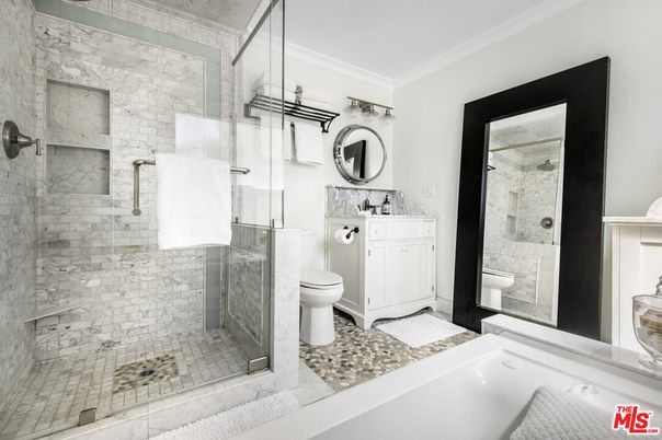 Bathroom, Glass Shower, Interior