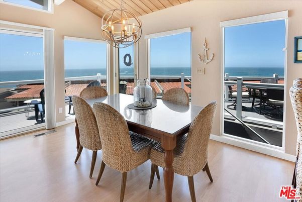 Chandelier, Dining room, Interior, Water, Wooden Ceilings, Wood Texture Flooring