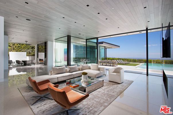 Interior, Living room, Recessed Lighting, Wooden Ceilings