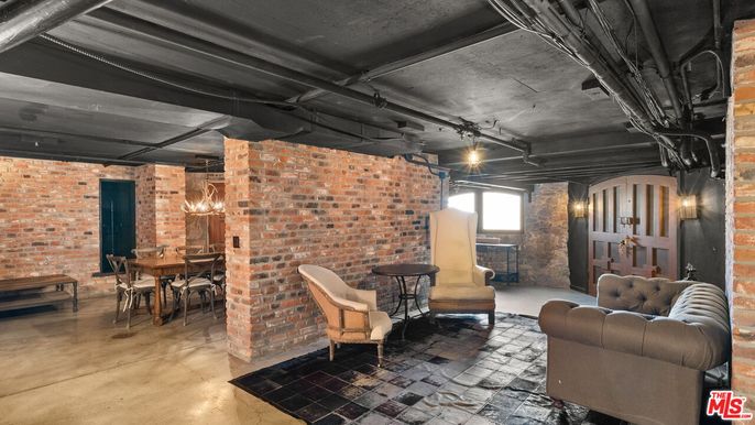 Dining room, Interior, Stone Walls