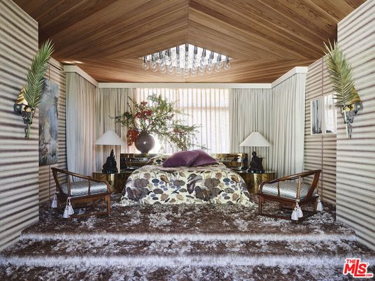 Bedroom, Interior, Wooden Ceilings