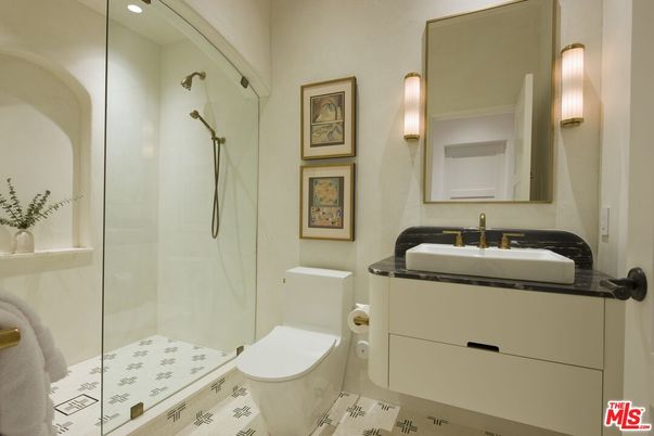 Bathroom, Glass Shower, Interior