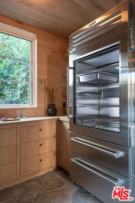 Interior, Kitchen, Stainless Steel Appliances, Wooden Ceilings, Wooden Walls