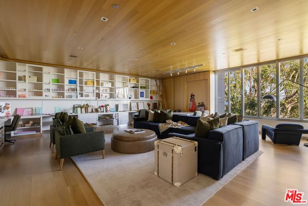 Interior, Living room, Recessed Lighting, Wooden Ceilings, Wood Texture Flooring