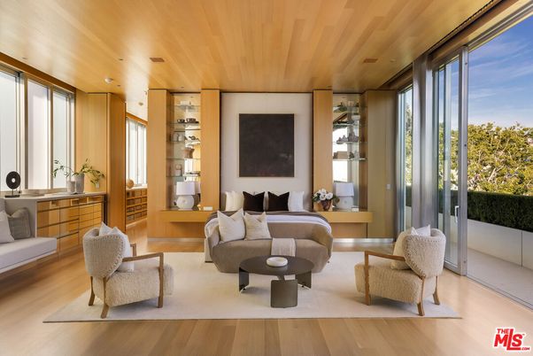 Interior, Living room, Recessed Lighting, Wooden Ceilings, Wood Texture Flooring