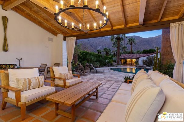 Chandelier, Interior, Pool, Wooden Beams, Wooden Ceilings