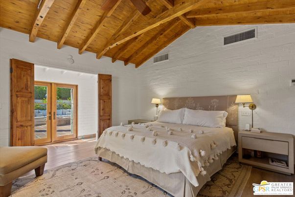 Bedroom, Interior, Wooden Beams, Wooden Ceilings, Wood Texture Flooring