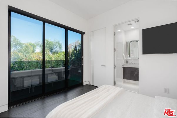 Bathroom, Bedroom, Glass Shower, Interior, Recessed Lighting, Wood Texture Flooring