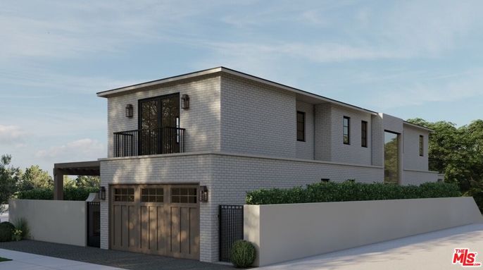 Attached, Exterior, Facade, Modern