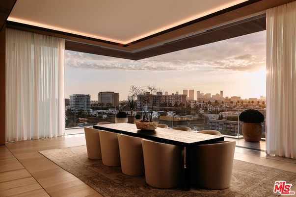 Dining room, Interior, Wood Texture Flooring