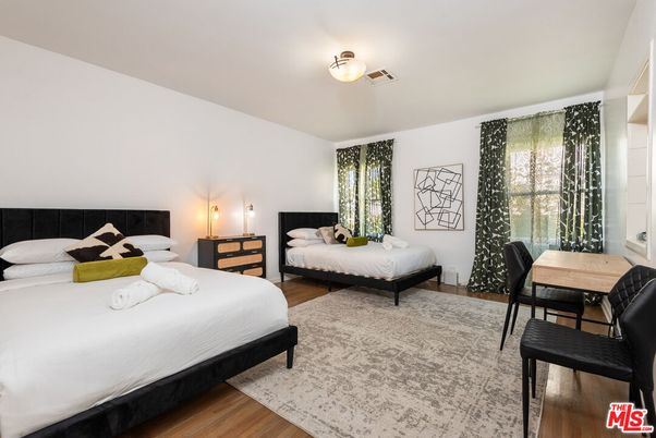 Bedroom, Interior, Wood Texture Flooring