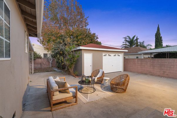 Backyard, Detached Garage, Exterior