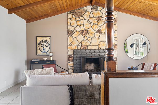 Fireplace, Interior, Stone Walls, Wooden Beams, Wooden Ceilings
