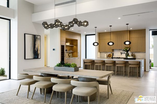 Dining room, Interior, Kitchen, Pendant Lights, Recessed Lighting