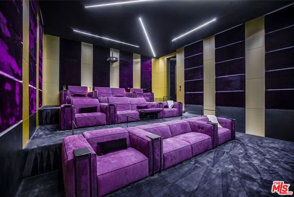 Home Theatre Room, Interior, Projection Screen, Recessed Lighting, Theatre Room