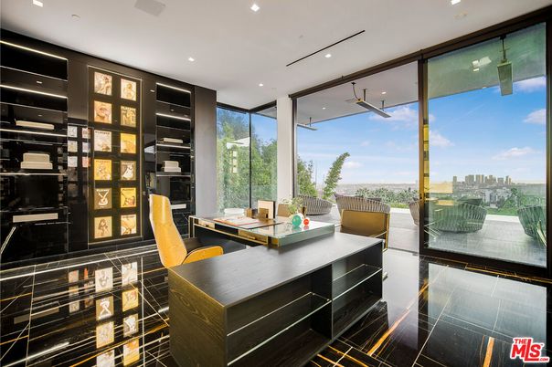 Home Office, Interior, Recessed Lighting