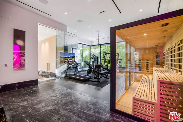 Fitness Equipment, Interior, Recessed Lighting, Sauna Room